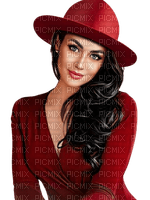 woman in red - ilmainen png