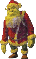 Shrek Christmas - GIF animado grátis