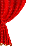 red drapery - Δωρεάν κινούμενο GIF