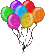 Balloons - GIF animasi gratis