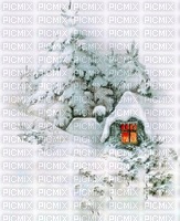 winter scene - nemokama png
