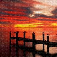 loly33 coucher de soleil sunset background fond - kostenlos png