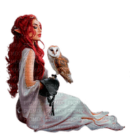 elf with owl by nataliplus - nemokama png