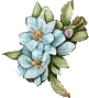 fiore celeste - PNG gratuit
