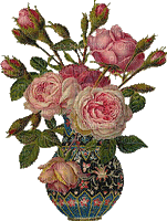 Blume, fleur, flower, Vintage - Besplatni animirani GIF