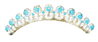 blue diamond crown - GIF animado gratis