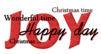 Christmas.Text.Red.Black - фрее пнг