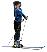 woman winter ski femme hiver skiing patin - bezmaksas png