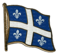 Drapeau Du Québec - Δωρεάν κινούμενο GIF