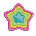 3D colorful star - ücretsiz png