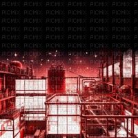 Red Industrial Factory thad Fades into Black - png ฟรี