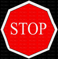 stop ** - GIF animé gratuit