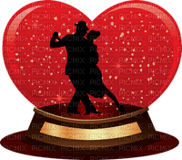 Kaz_Creations Heart Hearts Love Valentine Valentines Snowglobe - png grátis