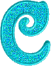 C bleu - GIF animado grátis