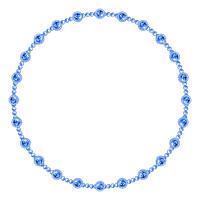 Circle.Frame.Blue - Free PNG