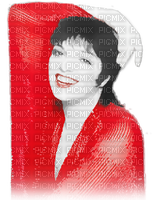 soave woman vintage  Liza Minnelli black white red - nemokama png
