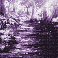Y.A.M._Landscape purple - GIF animado grátis