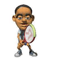 tennis player bp - Gratis geanimeerde GIF