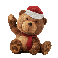 Noël.Teddy.bear.Christmas.Victoriabea - GIF animé gratuit