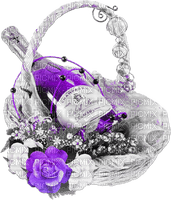 soave deco bottle flowers rose basket valentine - бесплатно png