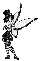 goth tinkerbell - Ilmainen animoitu GIF