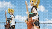 Rin et Len Kagamine - GIF animasi gratis