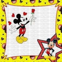 image encre couleur texture Mickey Disney dessin effet edited by me - zdarma png