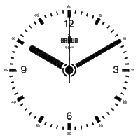 Uhr - Darmowy animowany GIF