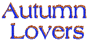 Kaz_Creations Animated Text Autumn Lovers - Gratis animerad GIF