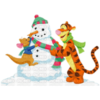 Winnie pooh Christmas - besplatni png