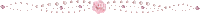 Pink flower divider - GIF animado gratis
