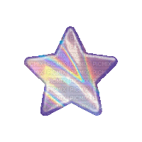 holographic star - Darmowy animowany GIF