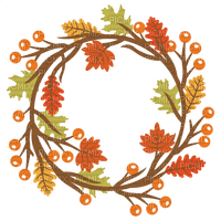 Fall Wreath-RM - zadarmo png