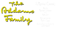 The Addams Family - text - PNG gratuit