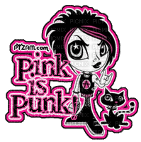PUNK PINK - GIF animasi gratis