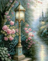 Background Spring fantasy roses - фрее пнг