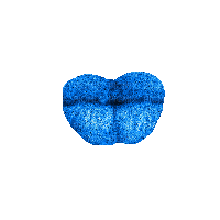 Lip, Lips, Glitter, Deco, Decoration, Blue - Jitter.Bug.Girl - GIF animate gratis