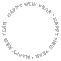 Happy New Year.Text.Circle.gif.Victoriabea - Besplatni animirani GIF