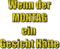 Montag, Gesicht - Free animated GIF