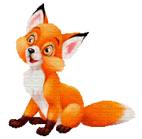 fox by nataliplus - Darmowy animowany GIF