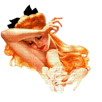 Pin Up Vintage Woman bust - png grátis
