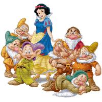 snow white and the seven dwarfs - PNG gratuit