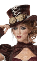 Lady Woman Femme Fille Steampunk JitterBugGirl - 免费PNG