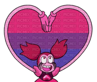Spinel bisexual heart