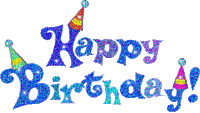happy birthday image - Animovaný GIF zadarmo