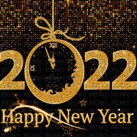 2022 happy new year bg gif fond - GIF animado gratis