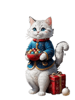 Gato- Navidad - Rubicat - nemokama png