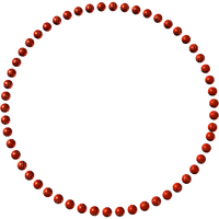 Red Dot Circle frame - PNG gratuit