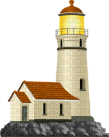 lighthouse red - ücretsiz png