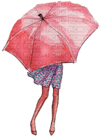 femme avec parapluie.Cheyenne63 - бесплатно png